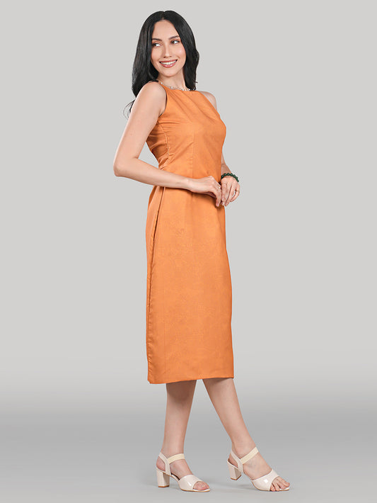 Solara Midi Dress- Amber Dusk